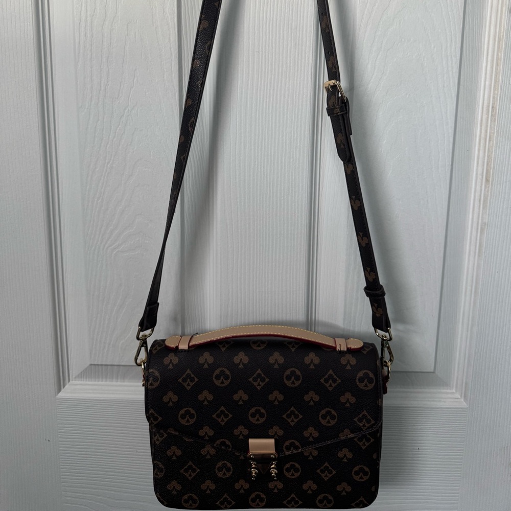 Designer Brown Crossbody Bag